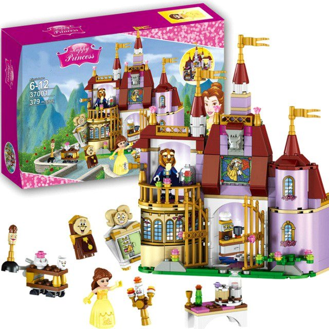 Lắp ghép 10565 lâu đài công chúa Bella Princess 376 mảnh ghép