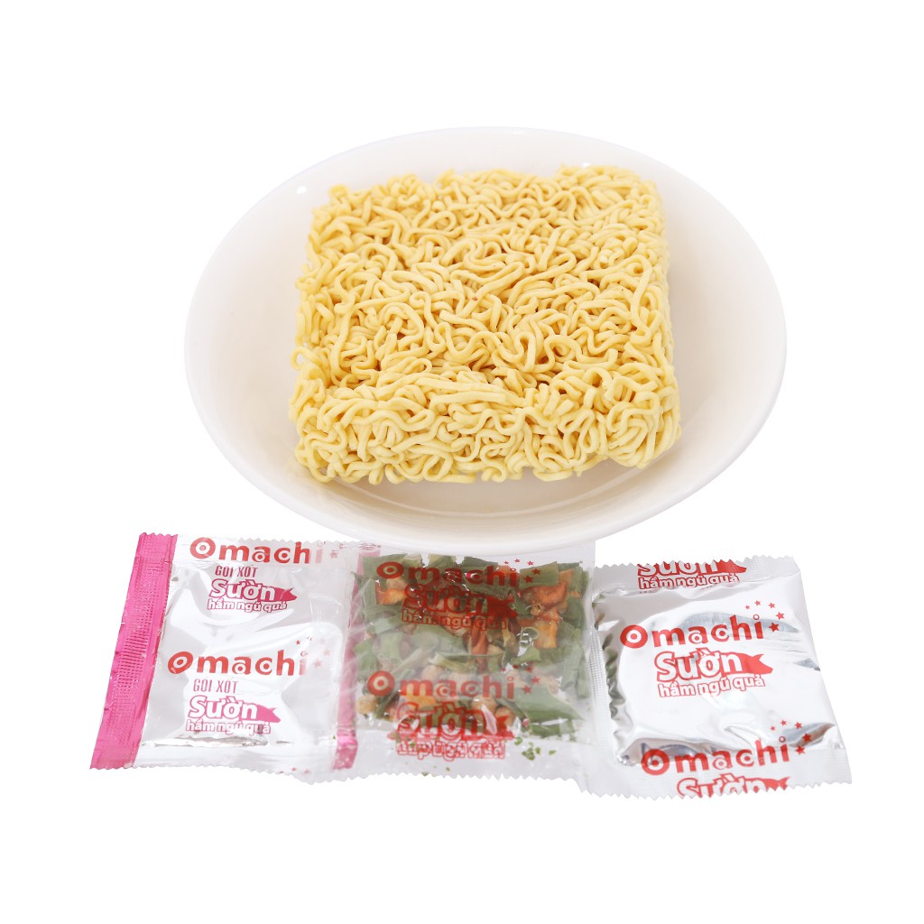 ⚡Date mới⚡ Lốc 5 gói mì khoai tây Omachi sườn hầm ngũ quả 80g | BigBuy360 - bigbuy360.vn