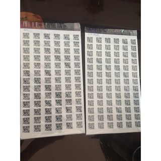 Combo 1000 tem mã vạch qr 1.5x1.5cm theo nội dung khách gởi