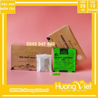 Trà khổ qua rừng túi lọc Madaru hộp 25 túi