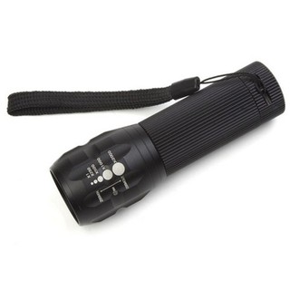 Đèn pin Police siêu sáng, nhỏ gọn, zoom kéo điều chỉnh điểm chiếu sáng siêu tiện dụng