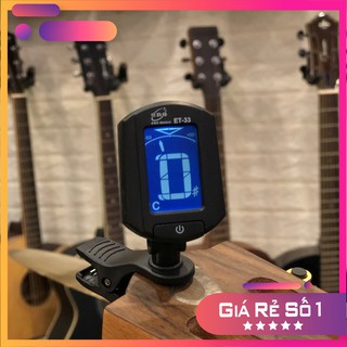 Bộ tuner guitar, ukulele có sẵn pin - tuner et33