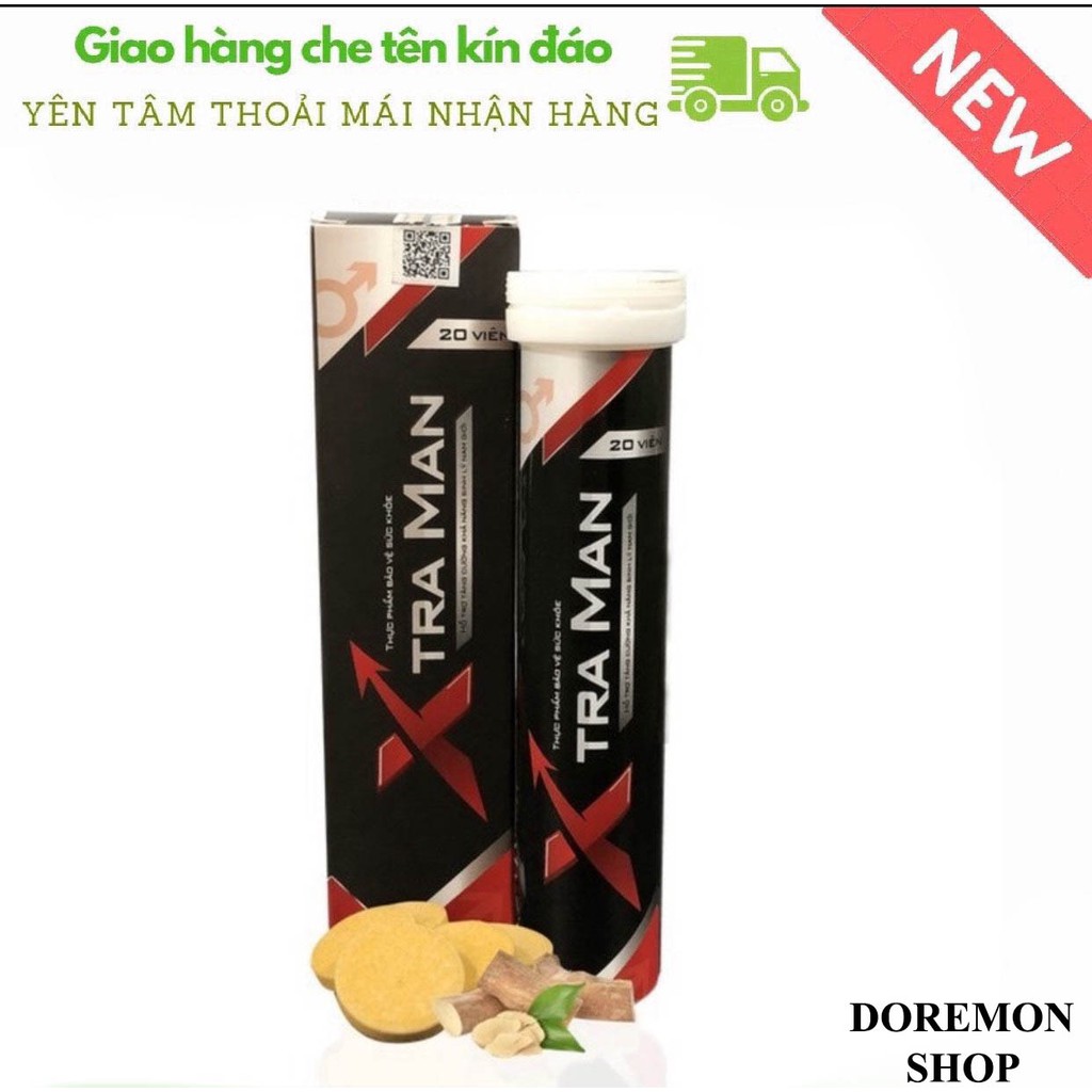 Viên sủi XtraMan tăng cường sinh lý hộp 20 viên chính hãng 100%