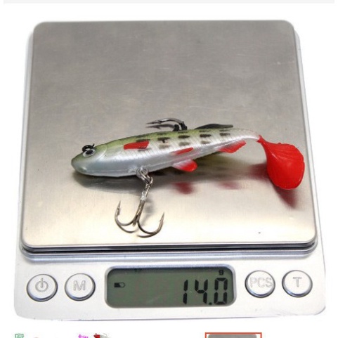 Mồi Câu Cá Giả Bằng Nhựa Mềm 90mm/14g MG-15