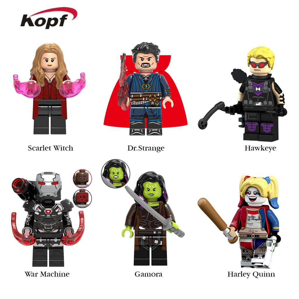 Minifigures nhân vật siêu anh hùng Marvel-DC