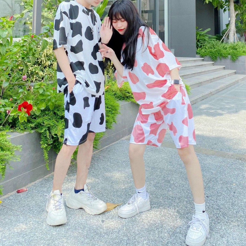 Set Bộ Bò Sữa From Rộng Unisex - Lapi VN, Đồ Bộ Mặc Nhà Tay Lỡ  Nam Nữ Đều Mặc Được | BigBuy360 - bigbuy360.vn