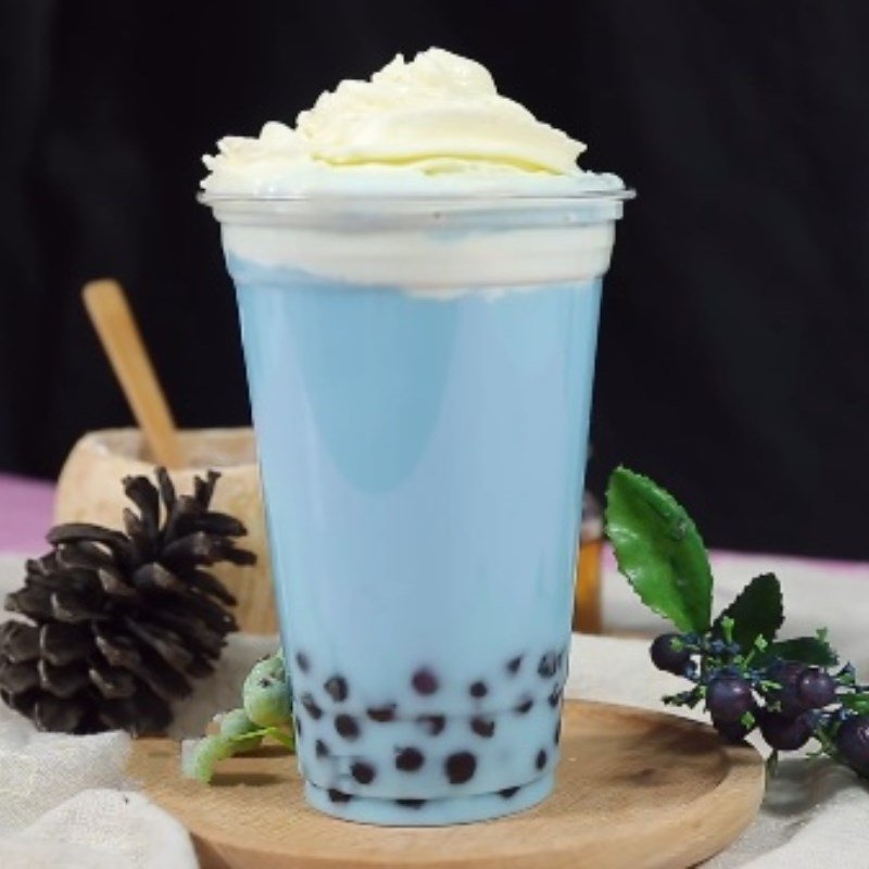 Set Nguyên Liệu Nấu Trà Sữa Trân Châu Hoa Đậu Biếc 500gr Siêu Hót ( Nấu 8-10 Ly)