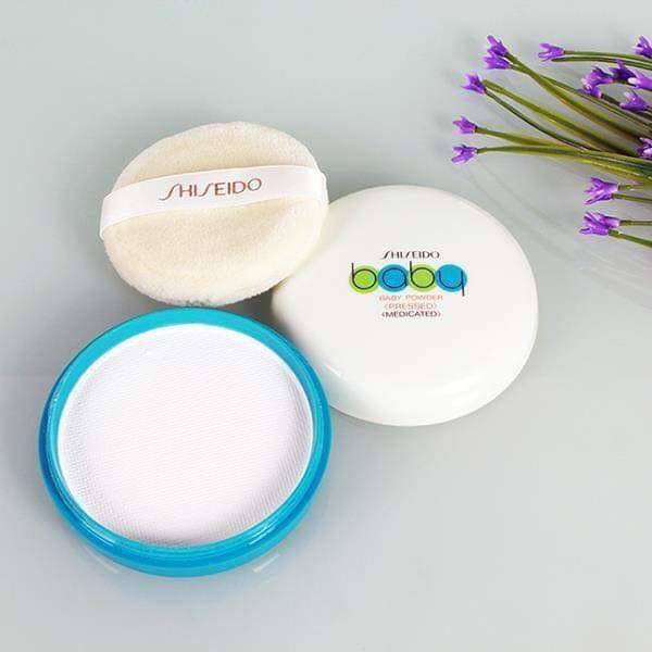 Phấn Phủ Dạng Nén Shiseido Baby thành phần lành tính từ thiên nhiên, giúp che phủ những khuyết điểm trên bề mặt da | BigBuy360 - bigbuy360.vn