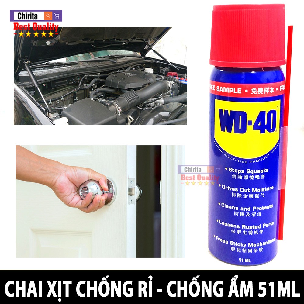 Chai Xịt Chống Sét Capo, Kim Loại,... - Chai Bôi Trơn Sên - Chai Xịt Chống Thấm WD-40