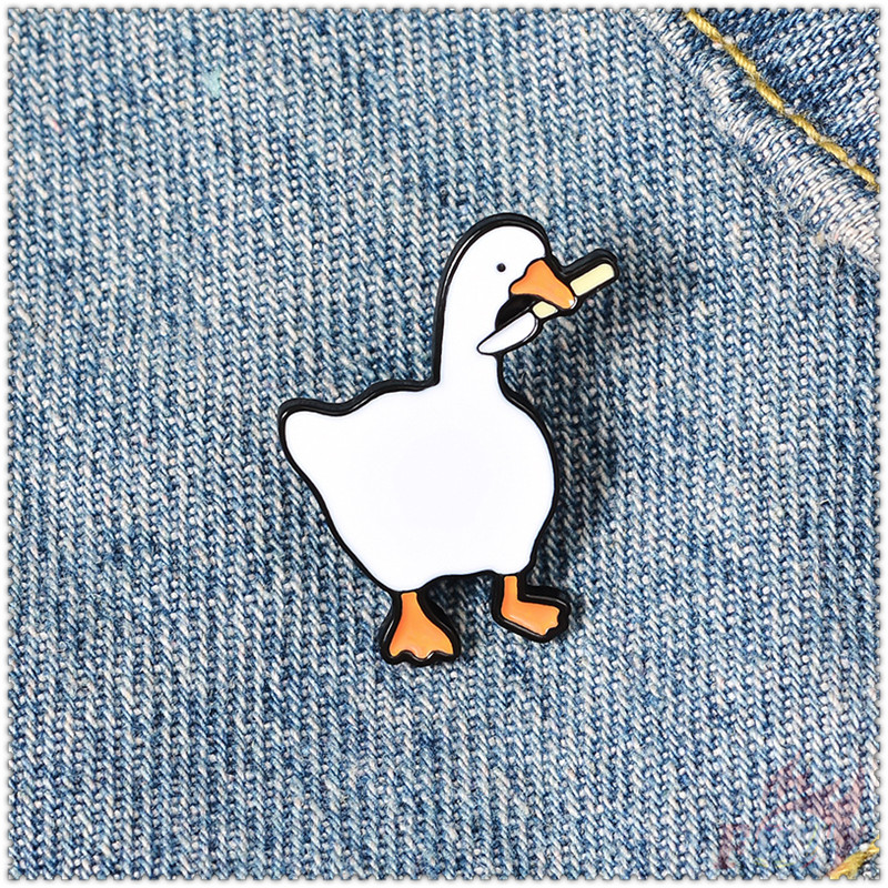 ★ Untitled Goose Game Series 01 - Cartoon Animals Brooches ★ 1Pc Fashion Doodle Enamel Pins Backpack Button Badge Brooch