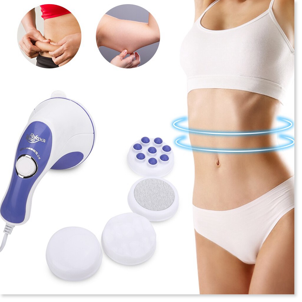 Máy Đấm Lưng Cầm Tay Relax & Spin Tone ✔Free Ship✔ Tặng 5 đầu massage, giảm đau nhức, cải thiện vóc dáng hiệu quả nhất.