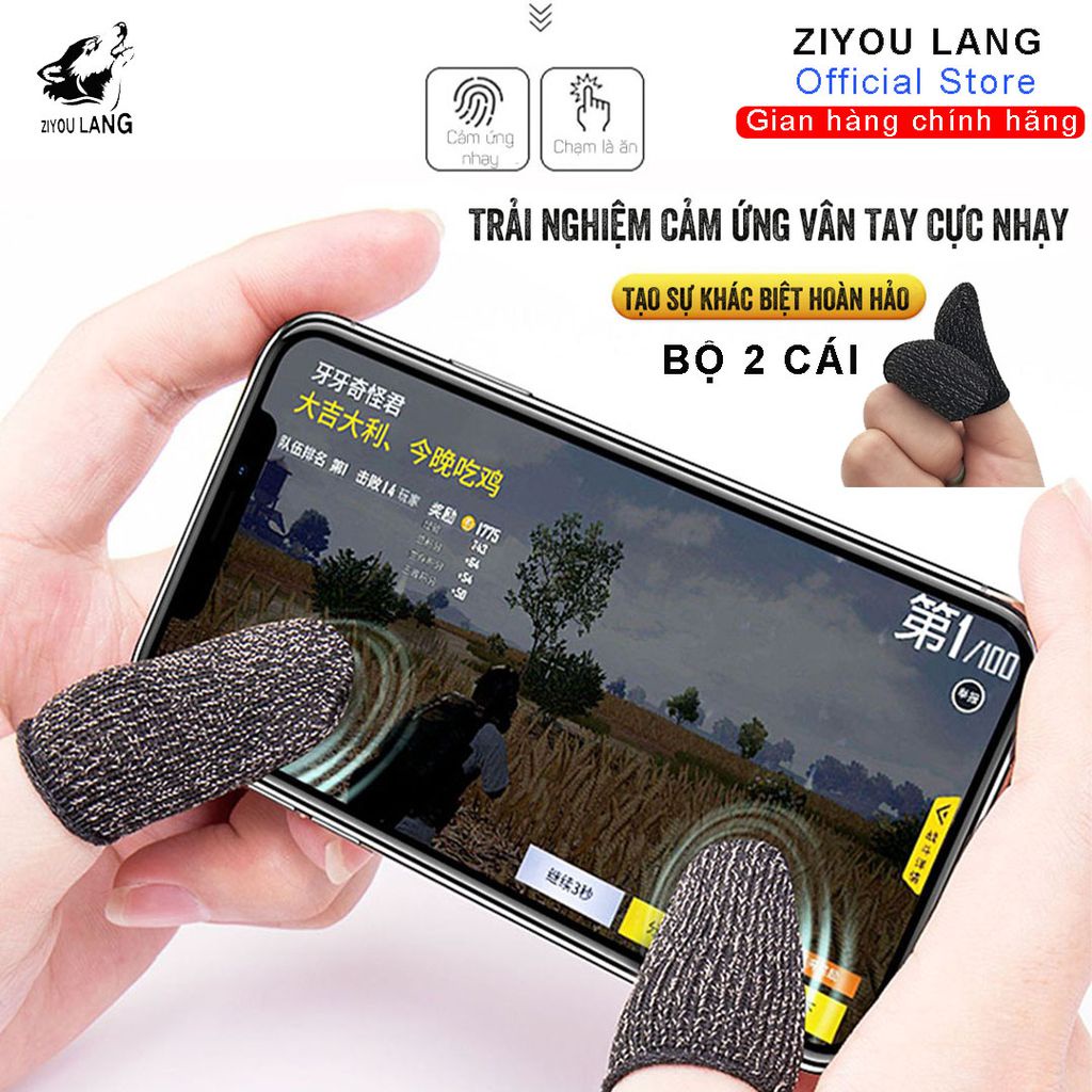 Bọc Ngón Chơi Game ( Bao Tay Chơi Game ) ( Bọc ngón gaming ) ( Chống trượt , chống mồ hôi tay ,  Bám màn hình tốt )