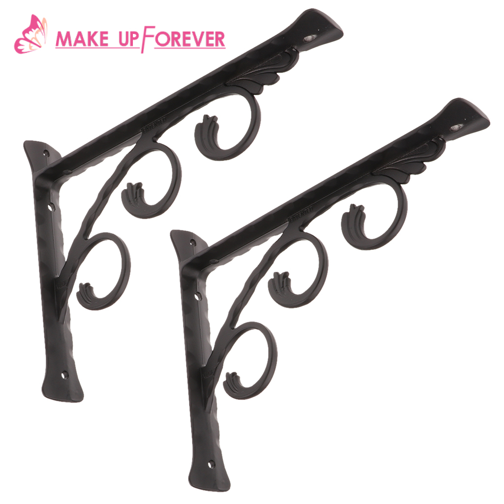 [Make_up Forever]2pcs L Shaped Angle Bracket Supporter Store Commodity Shelf Bracket 15x12cm