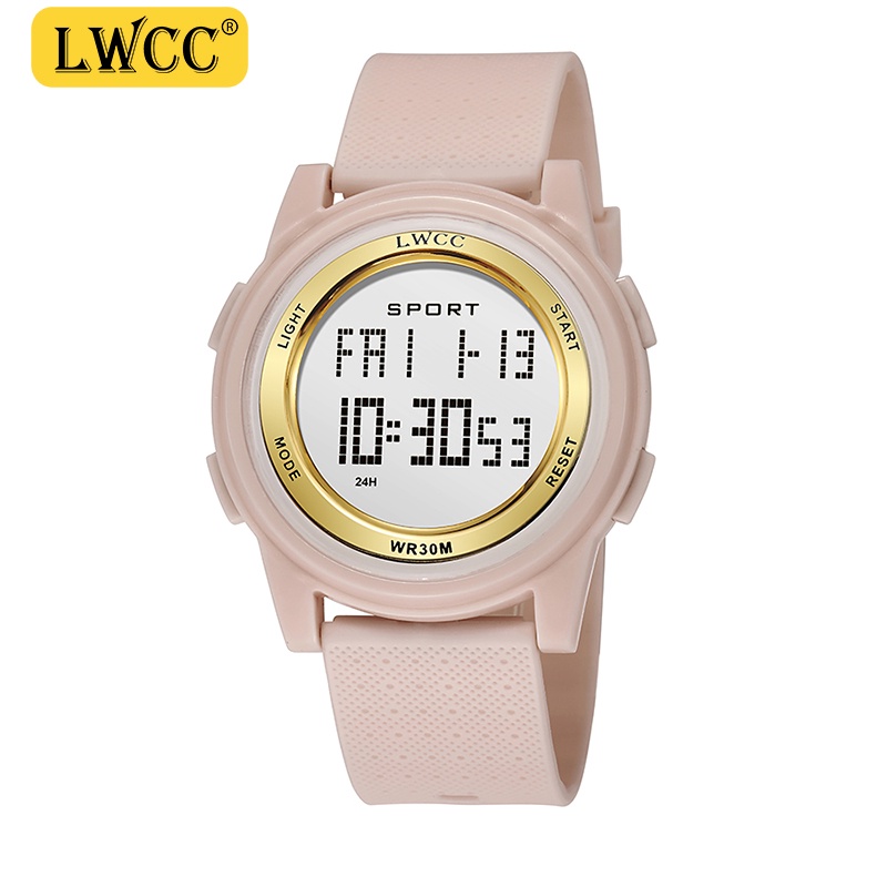 Đồng hồ điện tử LWCC W-06 chống thấm nước phong cách thể thao thời trang dành cho nam và nữ