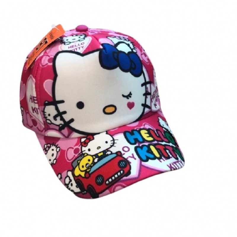 Nón kết hello kitty bé gái 3 -8 tuổi