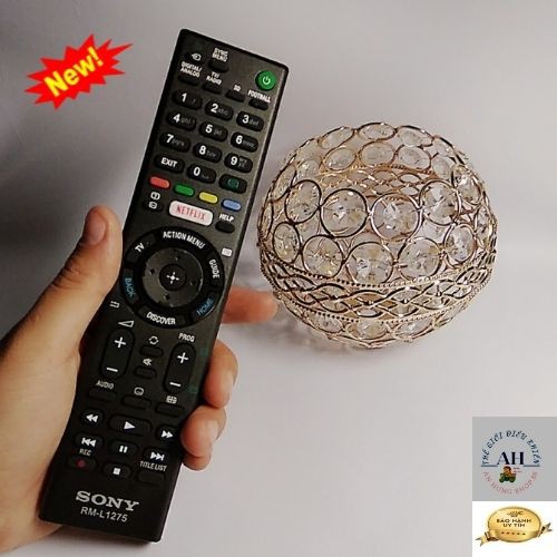 Điều Khiển Tivi Sony 1275- Remote Smart Tivi 1275.Phím Mềm,Nhỏ Gọn,Đen,Pin3A.