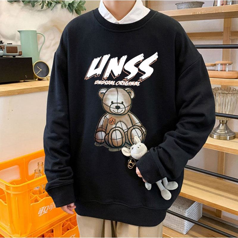 Áo sweater oversize năng động dáng rộng thời trang mùa thu dành cho nam