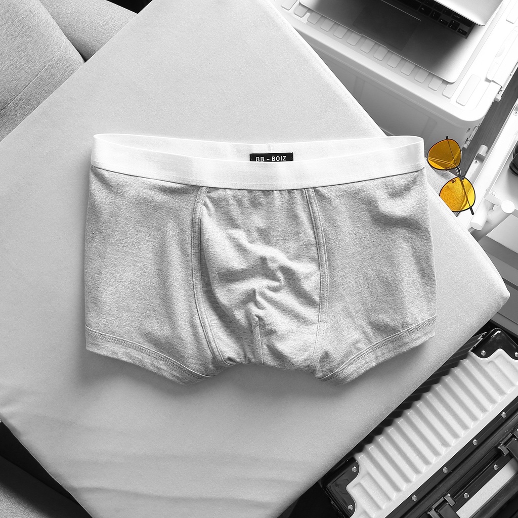 Quần Boxer, Quần Sịp Đùi Nam Chất Cotton Lạnh Mịn, Thấm Hút Cực Tốt bigsize 80 - 140kg (bigsize)