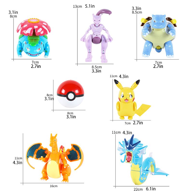 Mới Đồ Chơi Quả Bóng Pokemon Biến Hình Thú Vị Cho Bé