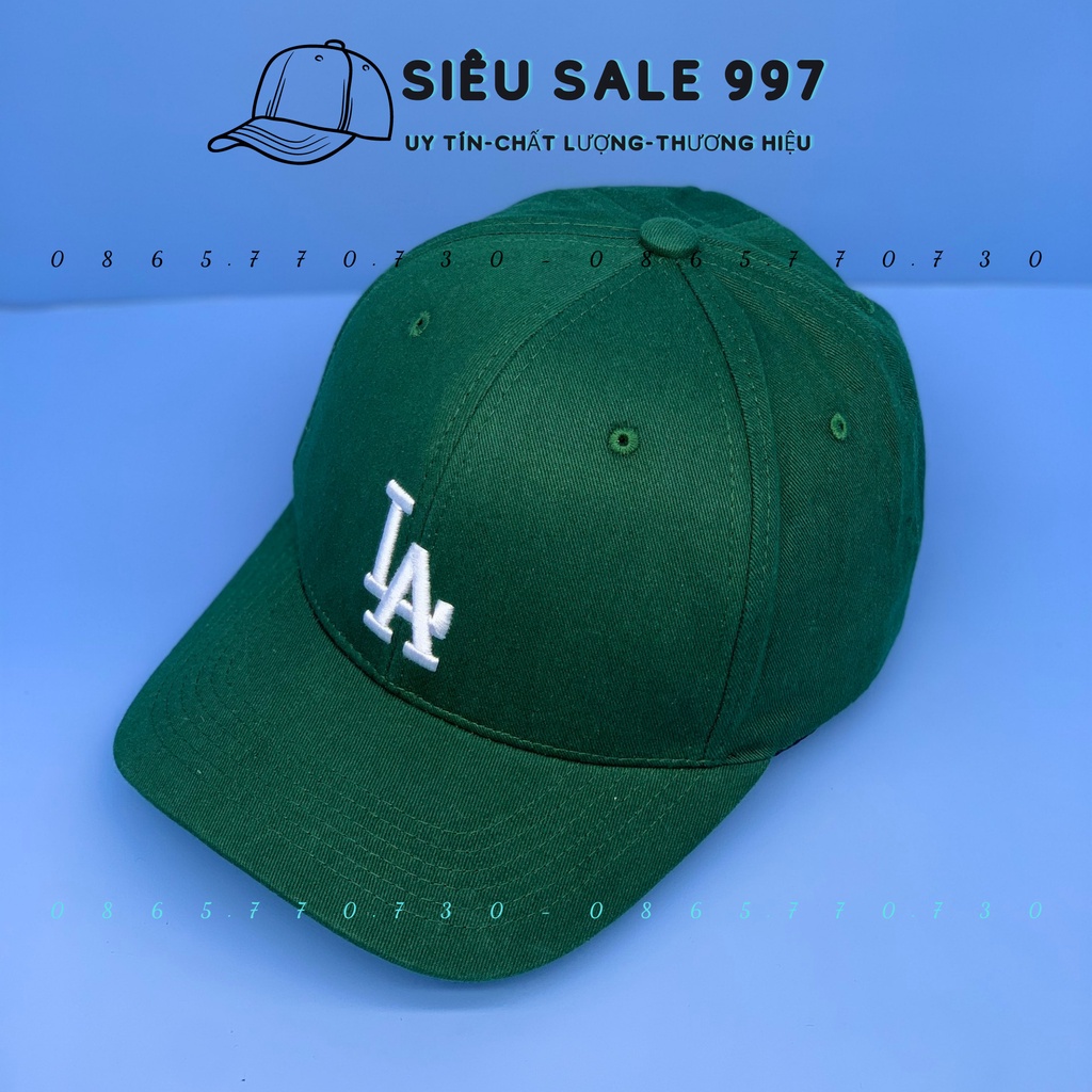 MŨ LƯỠI TRAI HOT TREND L-A CAO CẤP 4 MÀU FULL TEM MÁC M-LL-B VẢI DÀY LỚP UNISEX FORM ĐẸP NAM NỮ