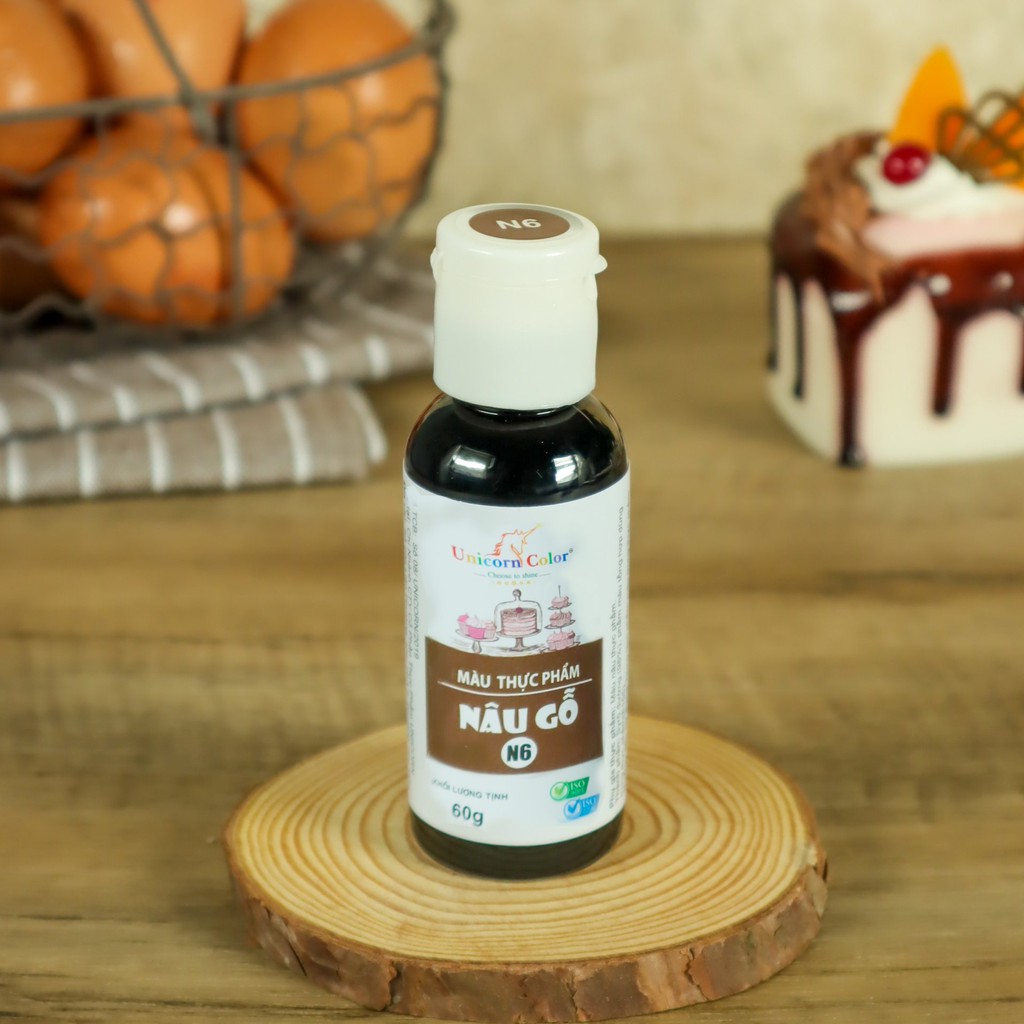 Màu thực phẩm 60g - Nâu Gỗ  - Unicorn color