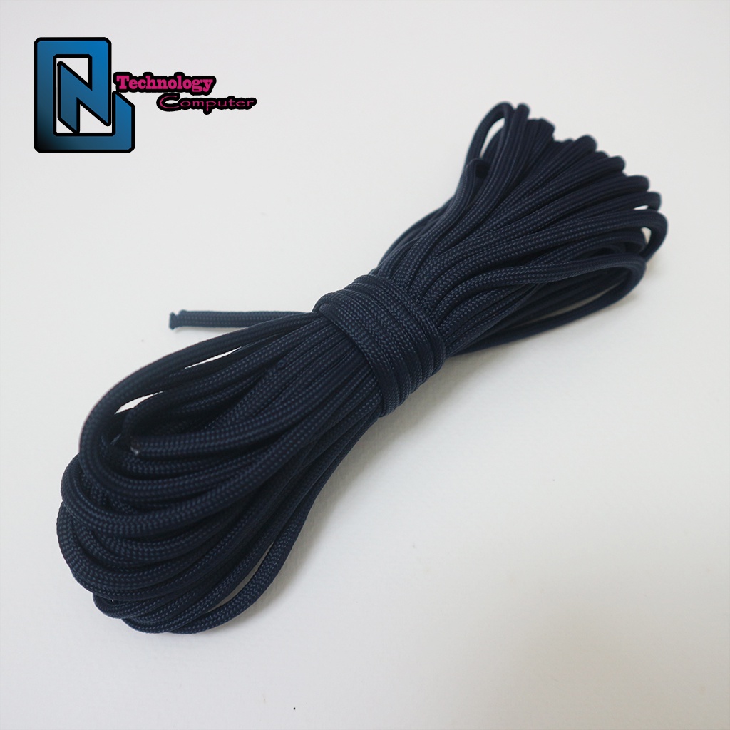 Dây Dù Paracord 7 Lõi 4mm Tròn 5 Mét Dùng Để Bọc Cáp USB Cáp Truyền Dữ Liệu Các Đồ Thủ Công Handmade