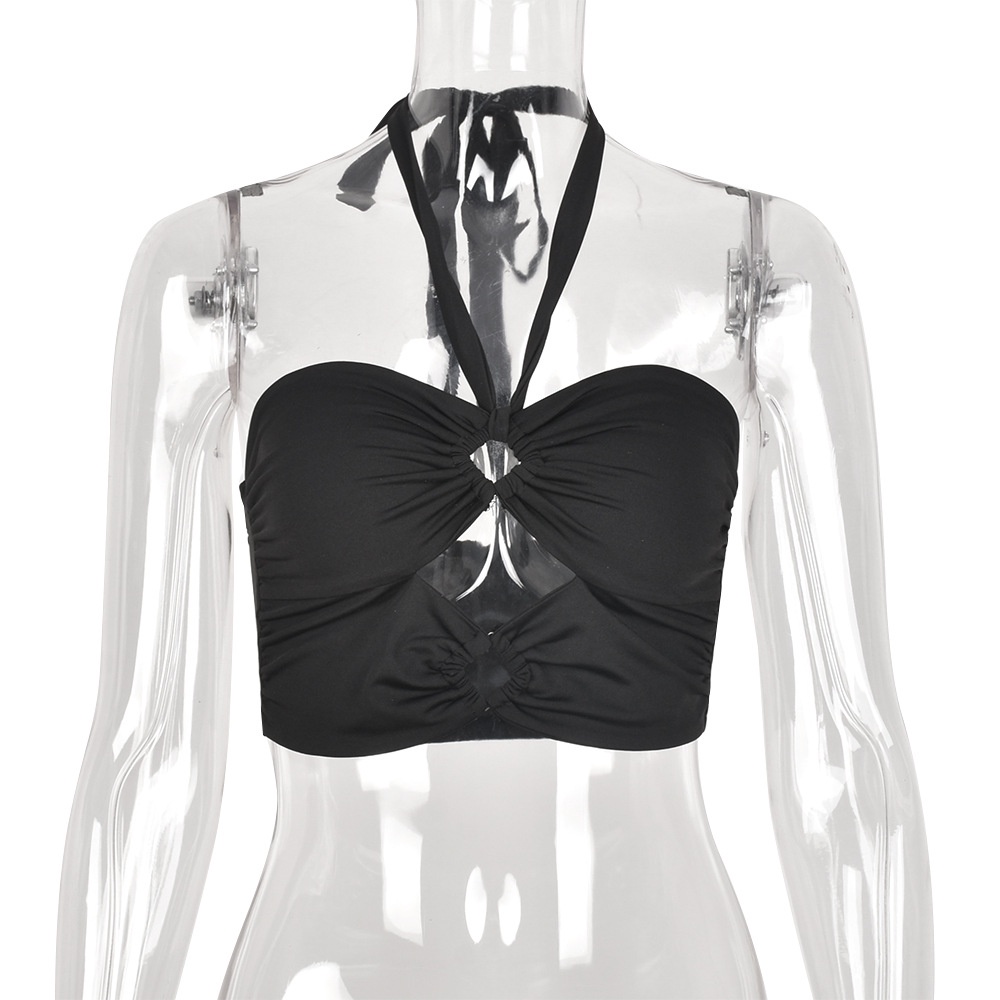 Áo Tank Top Hở Lưng Phong Cách Đường Phố Cá Tính Cho Nữ