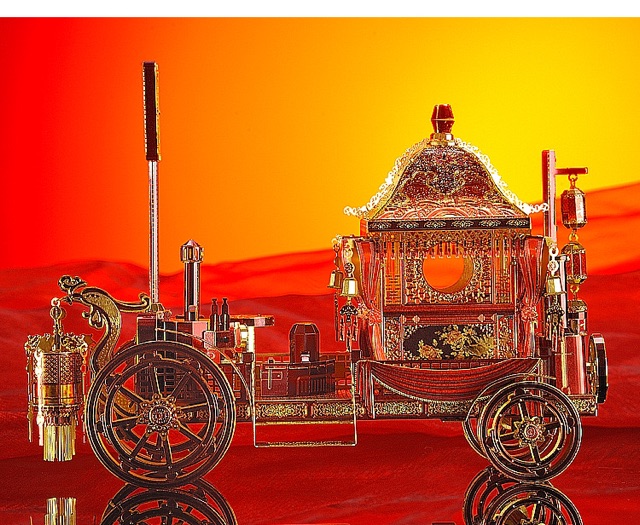 📌 Mô hình lắp ghép kim loại 3d Trung Hoa Xe Hoa