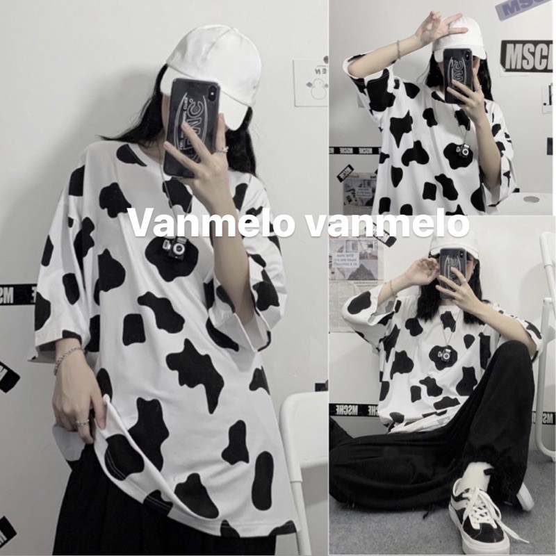 ÁO THUN BÒ SỮA "MILK TEA" TAY LỠ DÁNG RỘNG UNISEX | BigBuy360 - bigbuy360.vn