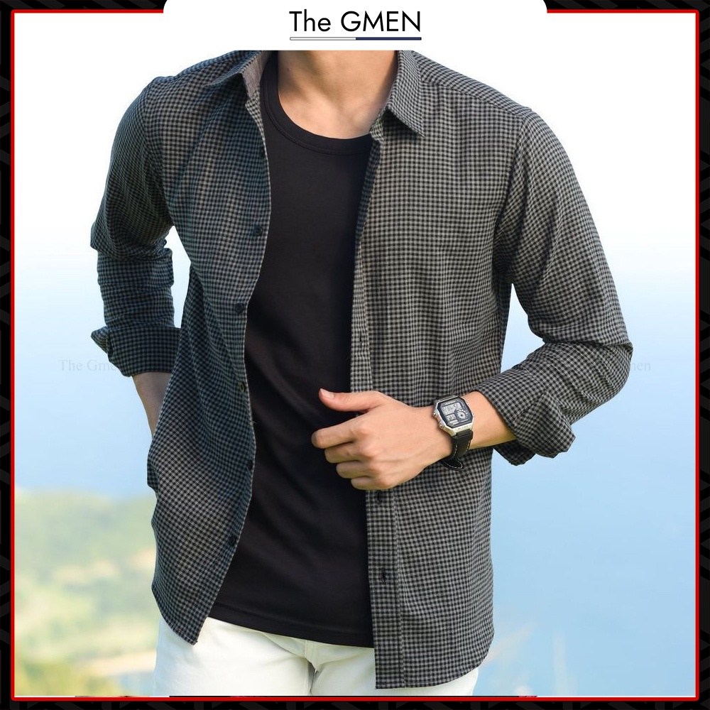 [Giảm 10% Mã SKMLTSM12] Áo sơ mi nam The GMEN Flannel nhiều màu, chất liệu mềm mại, dày dặn, giá tốt | BigBuy360 - bigbuy360.vn