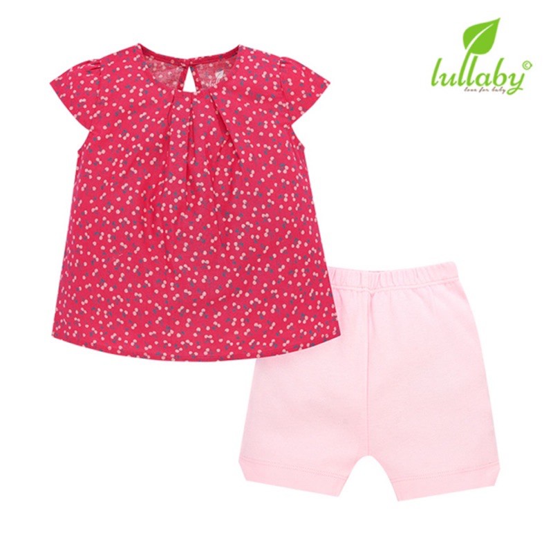 Bộ cộc tay BÉ GÁI cài giữa, CÁNH TIÊN  Lullaby