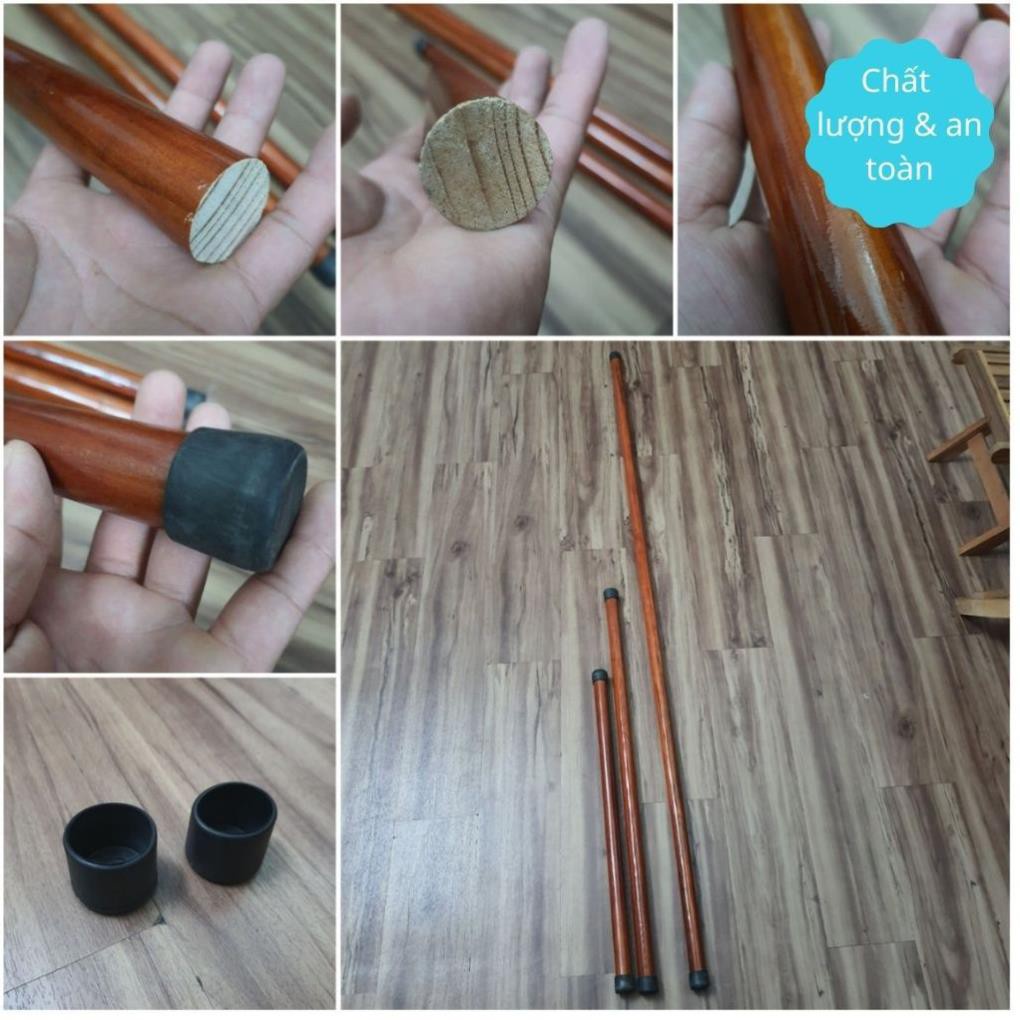 Gậy Tập Yoga, Tập Thể Dục, Tập Dưỡng Sinh Bằng Gỗ