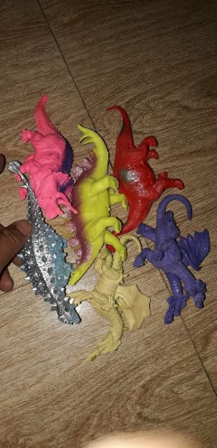 Set 6 mô hình khủng long và rồng bằng nhựa