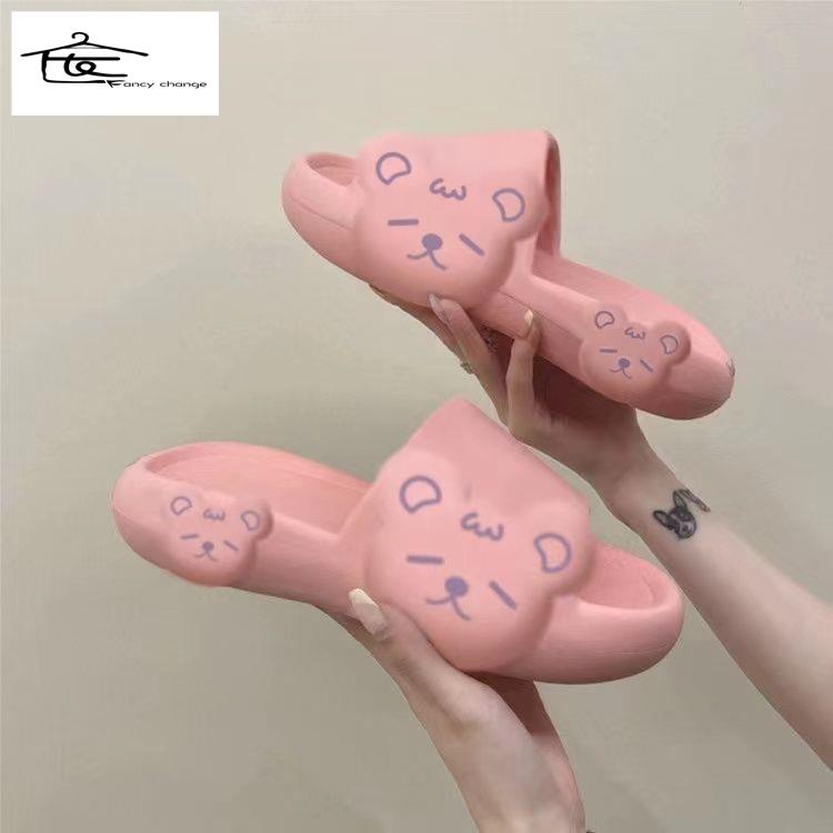 Dép Đi Trong Nhà Chống Trượt Họa Tiết Hoạt Hình Dễ Thương Cho Cặp Đôi