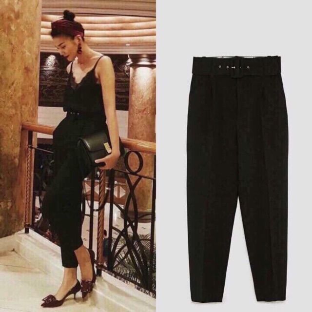 QUẦN TÂY KÈM ĐAI VẢI SANG CHẢNH 003