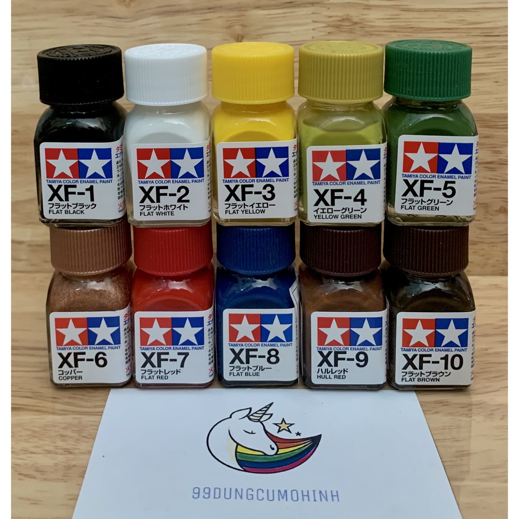 Sơn mô hình Tamiya Enamel Paint X1-X66 Mờ/Flat