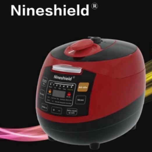 NỒI ÁP SUẤT ĐIỆN TỬ NINESHIELD KB-1006 THIẾT KẾ THÔNG MINH HIỆN ĐẠI MẪU MỚI 2022