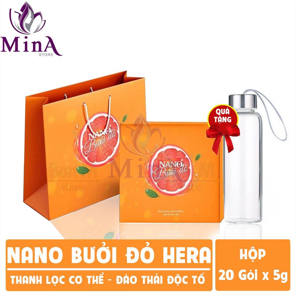 Nano Bưởi Đỏ Hera ⚡FREESHIP⚡ Hỗ Trợ Giảm Cân, Làm Đẹp Da, Giảm Mỡ Bụng, Thanh Lọc Cơ Thể, Nâng Cao Sức Đề Kháng | BigBuy360 - bigbuy360.vn