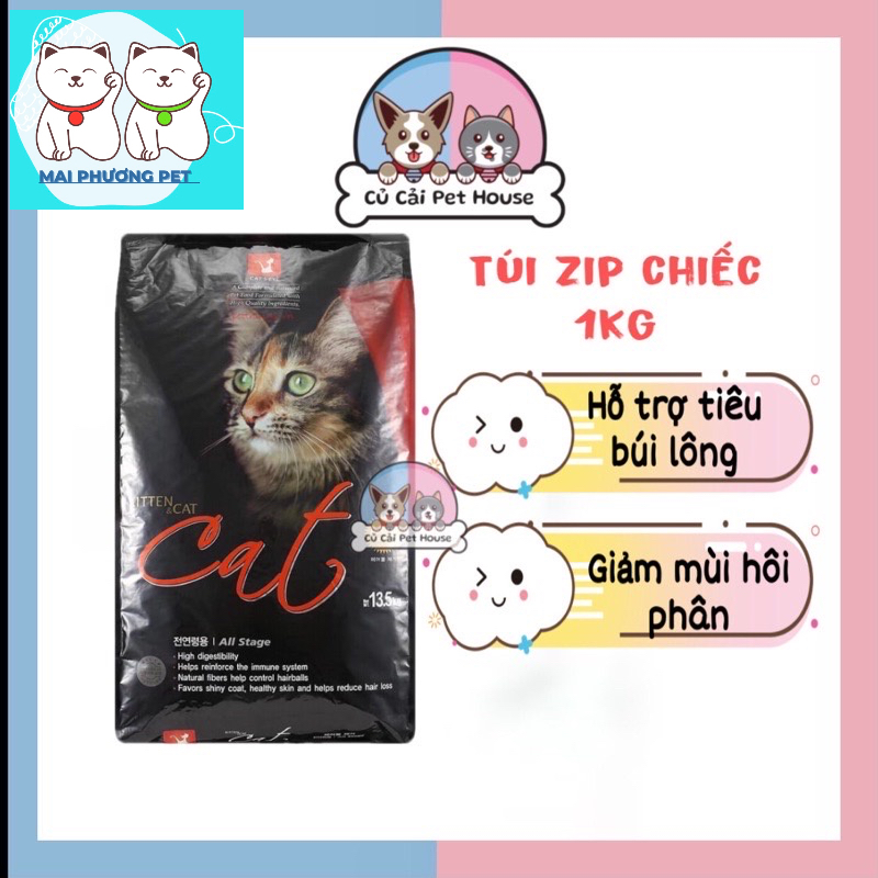 ￼Thức Ăn Hạt Khô Catsrang dành Cho Mèo Mọi Lứa Tuổi 1 Kg