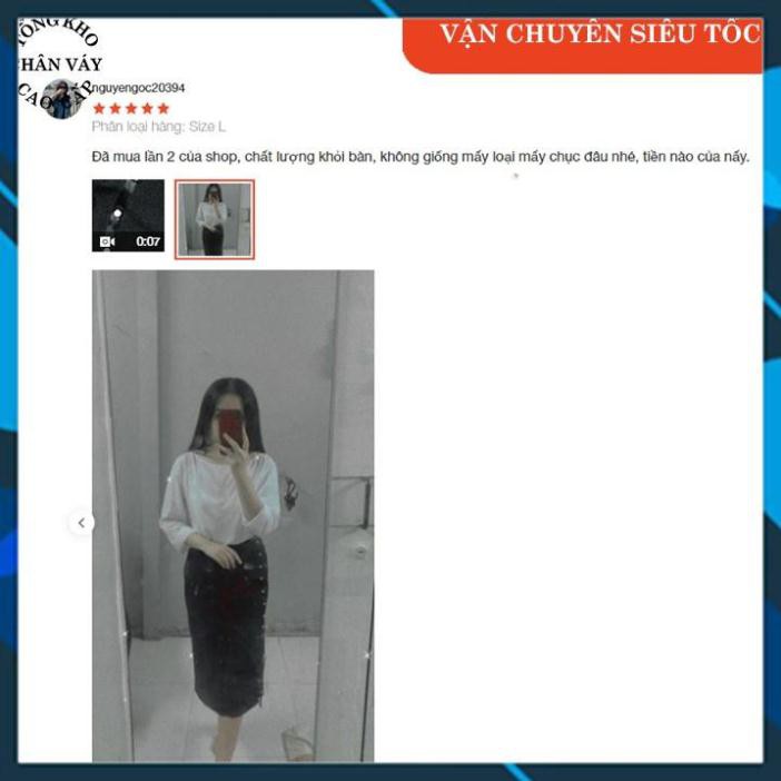 Ảnh Thật - Feedback Chân váy nữ dáng dài công sở cao cấp Tổng Kho CV14 đầm bút chì xẻ sườn ngọc | BigBuy360 - bigbuy360.vn