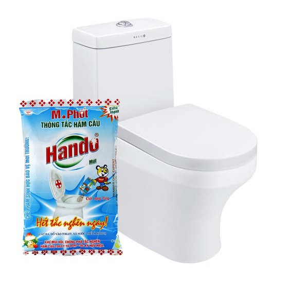 Combo 10 gói bột thông tắc bồn cầu Toilet Hando 300Gr