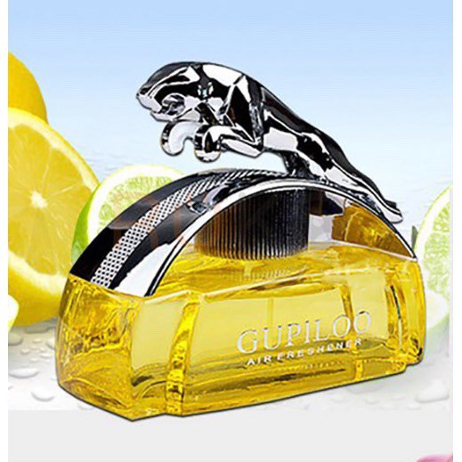 Nước hoa xe hơi hình con báo GUPILOO, tặng miếng chống trượt