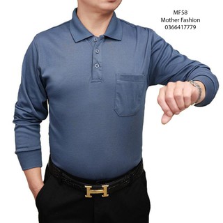 Áo sơ mi nam trung niên, áo cho bố MF58
