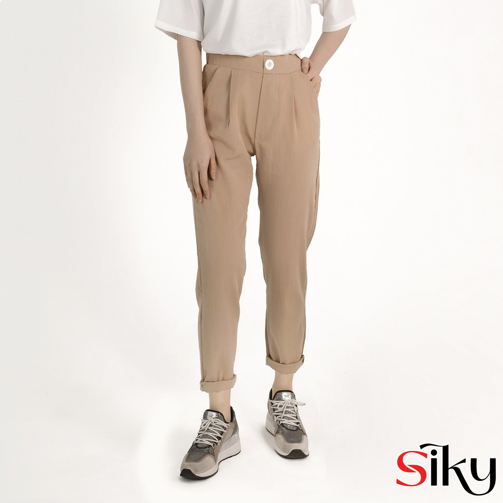 Quần Baggy đũi cạp chun giả cúc - SLIKY | BigBuy360 - bigbuy360.vn