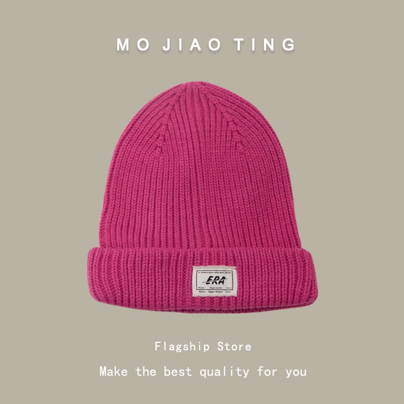 Mũ Len Đan Giữ Ấm Mùa Đông Phong Cách Hàn Quốc Cho Nữ