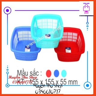 Sỉ 10 rổ nhựa vuông R384