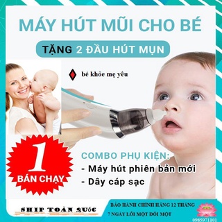 Máy hút mũi cho bé, máy hút mũi Little bee cho trẻ sơ sinh 5 cấp độ, hút cực sạch không gây đau