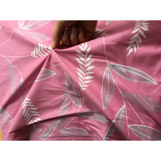 Vải thô lụa lá tre hồng