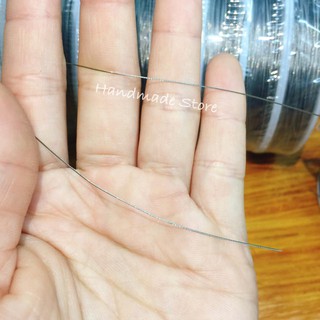Dây cước lõi thép 0.38mm (Cuộn ~30m)