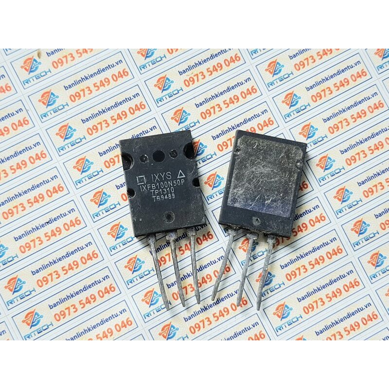 IXFB100N50P Mosfet kênh N 100A 500V TO-3P Tháo Máy